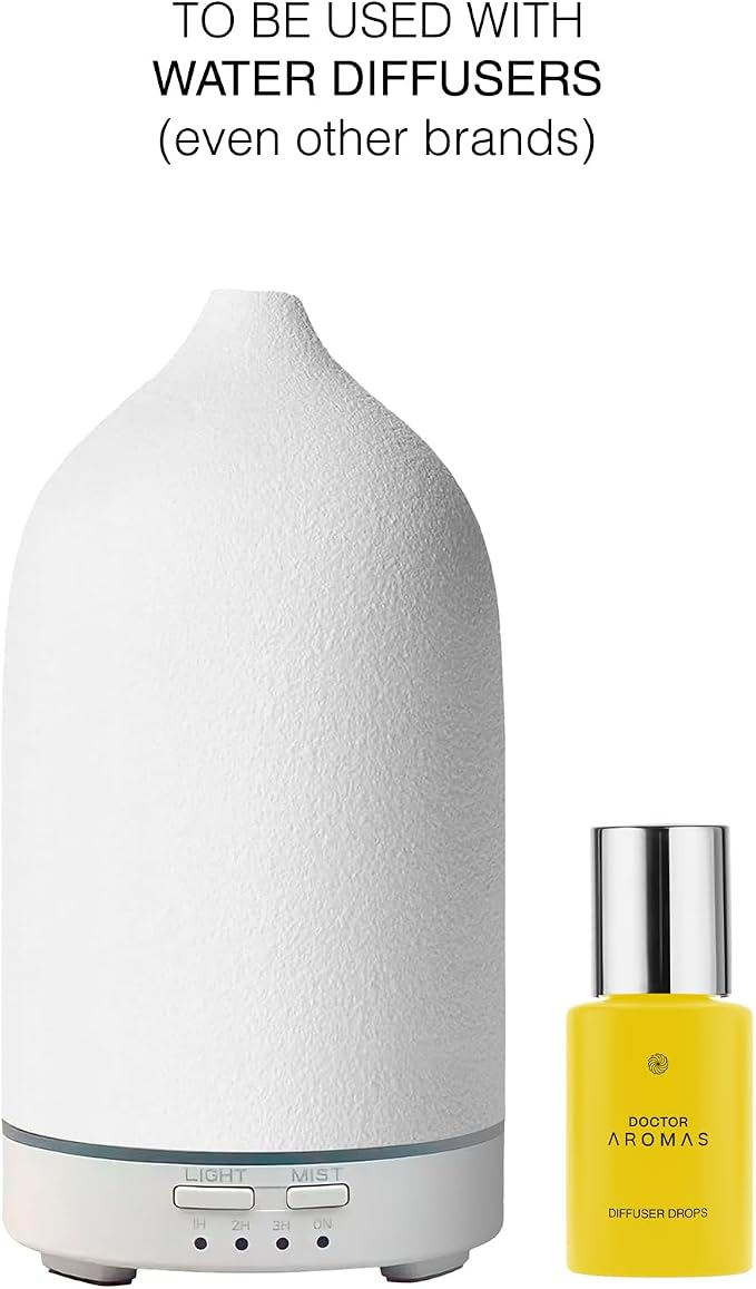 Doctor Aromas Premium Therapeutic Essential Oils Fragrance Scents Bottles Refills- Organic Aroma, Safe for Diffusers, Aromatherapy Lemon Lavender and Other Blends, 1 OZ (Pack of 1, Hope)