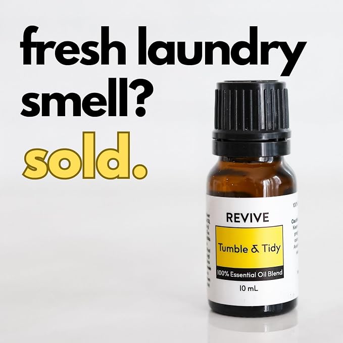 Tumble & Tidy Essential Oil Blend by Revive Essential Oils - 100% Pure Therapeutic Grade, for Diffuser, Humidifier, Massage, Aromatherapy, Skin & Hair Care
