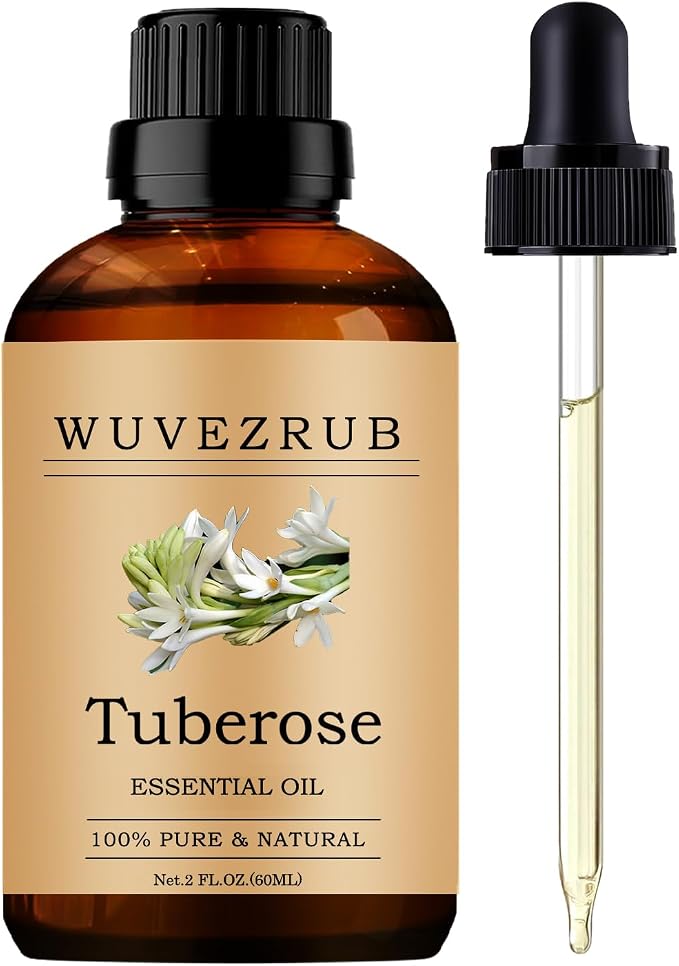 Tuberose Essential Oils, 60ML Pure and Natural Essential Oil for Aromatherapy Diffuser - Tuberose /2 Fl Oz
