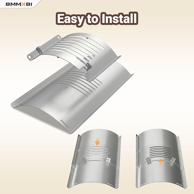 Flame Broiler Slide Cover Bottom Kit, Replacement for Pit Boss PB1000, PB1100, PB1150, PB1600 Series Pellet Grill,for Pit Boss Smoker Grill Replacement Parts PB1100PS1, PB1100PS1-W007