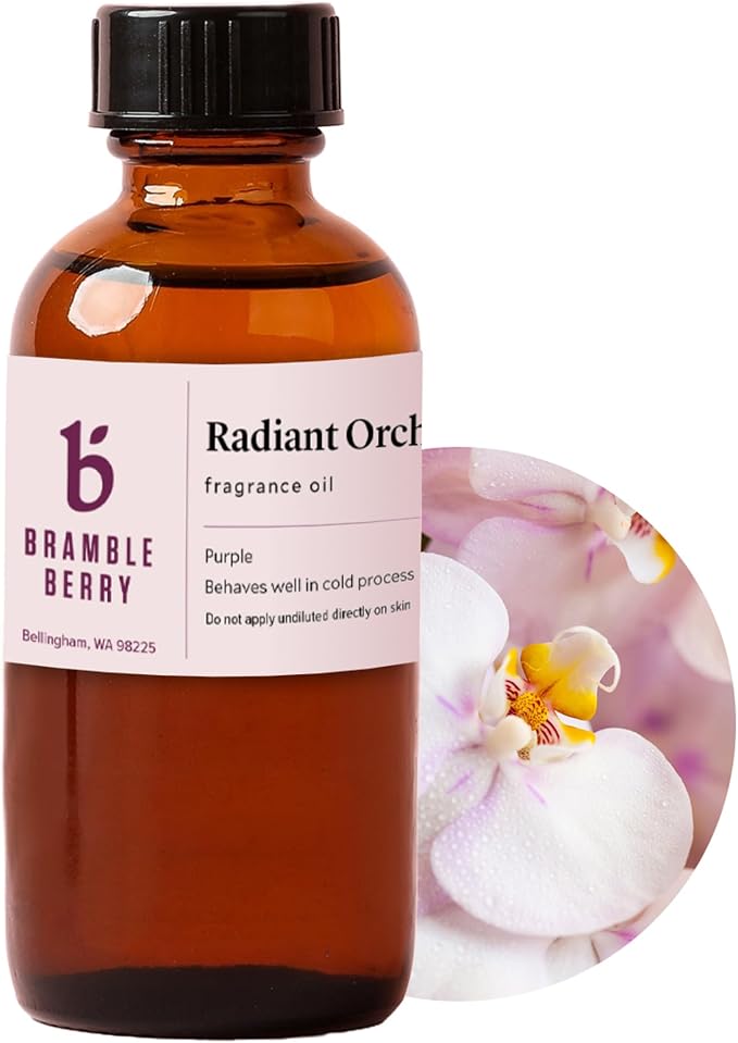 Bramble Berry Radiant Orchid Soft Floral & Sweet Scent for Soap Making, Candles, Lotion, Bath Bombs & Perfume | Skin Safe, Vegan, Paraben & Phthalate Free, DIY Craft Essential