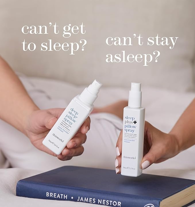 This Works Sleep Plus Pillow Spray, 50 ml - Motion-Activated Sleep Spray Infused with Lavender, Camomile and Vetivert - Science-Backed Pillow Spray Designed to Aid Restless Sleepers