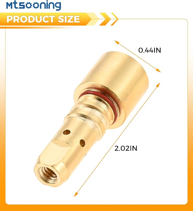4-Pack KP2746-1 Thread-On Gas Diffuser Compatible with Lincoln Magnum PRO 200L 250L 300L MIG Welding Guns, 200A/250A/350A Replacement Parts