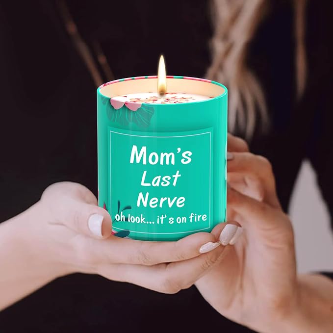 Birthday Gifts for Mom Mothers Day Gift for Moms from Daughter Son Kids Presents for Christmas Valentines Day Great ldeas Funny Unique New Mother Thanksgiving Adoptive 9oz Scented Candle