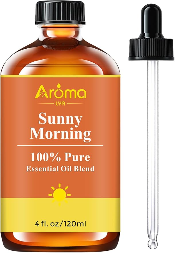 Sunny Morning — A 100% Pure Essential Oil Blend Citrus-Bright Blend that Makes Your Space Feel Like You Just Opened the Curtains, Essential Oils for Diffusers for Home