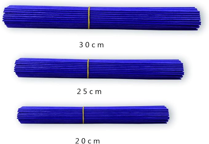 100 Pieces Fiber Reed Diffuser Replacement Refill Sticks (12" x 3mm, Purple)