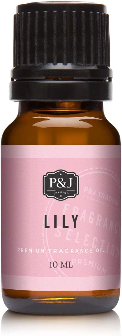 P&J Trading Fragrance Oil for Diffusers for Home - Lily 10ml Fragrance Scents for Candle Making - Soap Making Supplies & Car Diffuser Scents