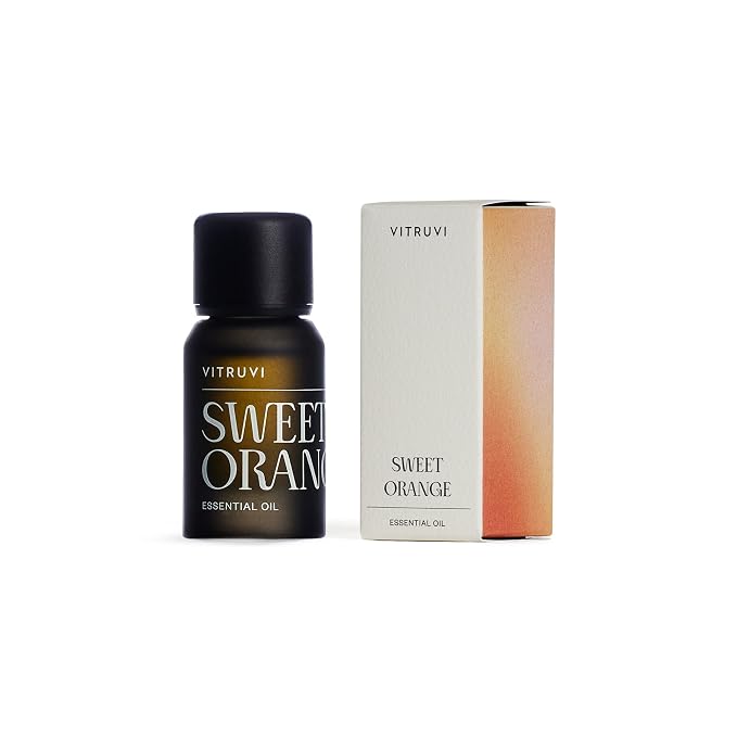 Vitruvi Organic Sweet Orange, 100% Pure Premium Essential Oil (0.3 fl.oz)