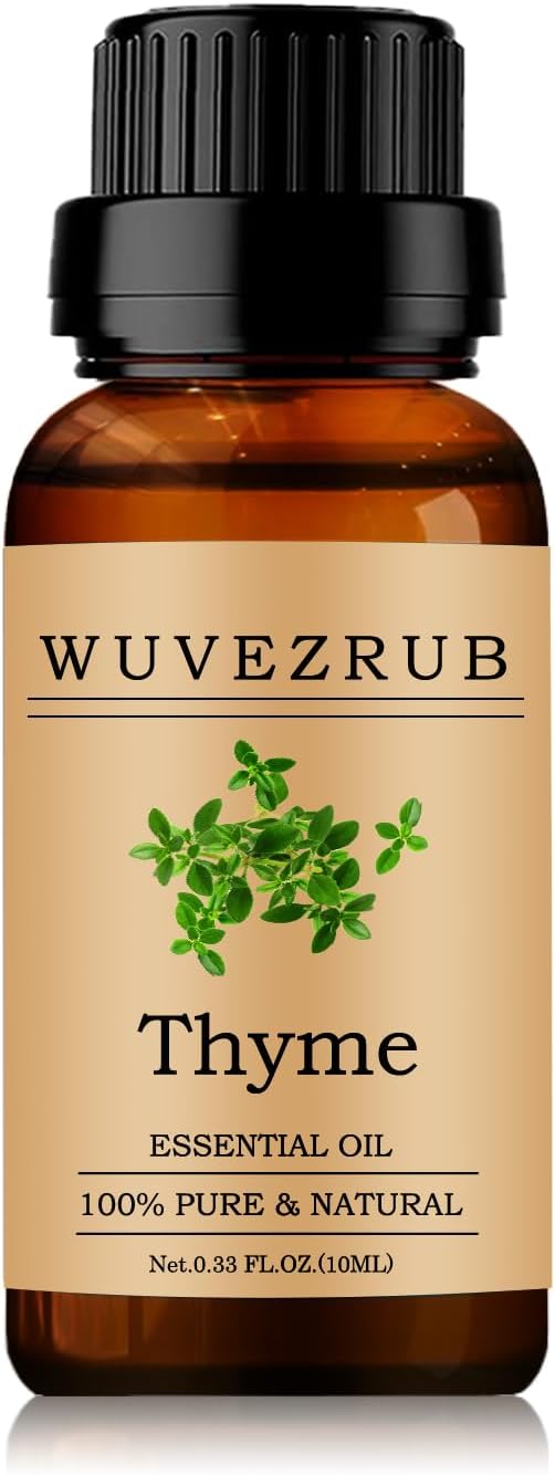 Thyme Essential Oil 10ML, 100% Pure and Natural for Aromatherapy Diffuser - 0.33 Fl Oz
