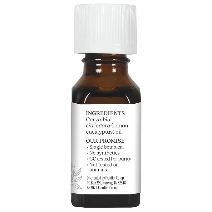 Aura Cacia Pure Lemon Eucalyptus Essential Oil | 0.5 fl. oz. | Corymbia citriodora