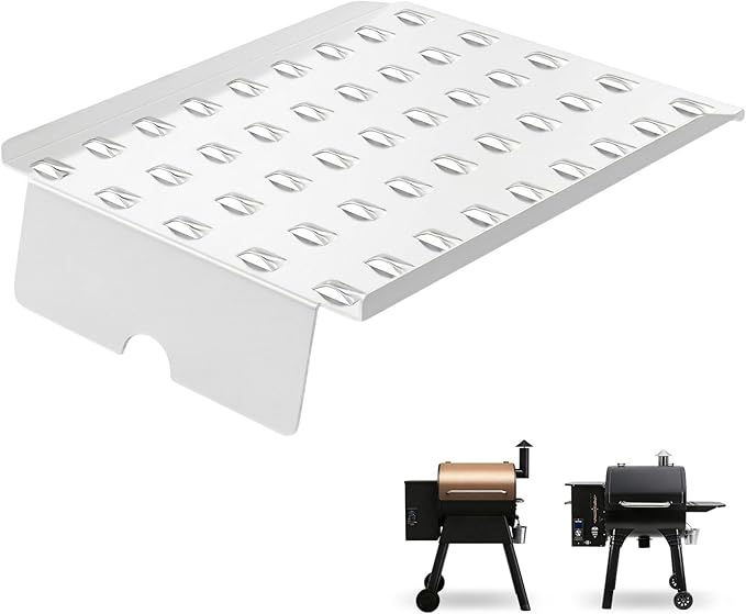 Drip Tray Replacement Parts for Camp Chef 24 Series Pellet Grills Smoke Pro SG24/STX 24/XT 24, Woodwind Classic 24/ SG 24/WIFI 24, PG24SG-4,Drip Pan Heat Baffle for Traeger Pro 20 22 575 Series