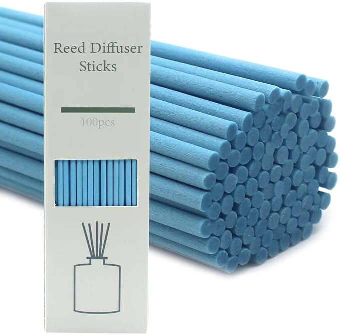 100PCS Aromatherapy Volatile Sticks，Reed Diffuser Sticks 3mm in Diameter, Rattan Wood Sticks Essential Oil Aroma Diffuser Sticks Refill Replacement for Aroma Fragrance