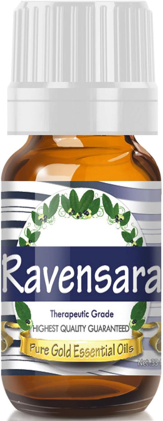 Pure Gold Essential Oils - Ravensara Essential Oil - 0.33 Fluid Ounces