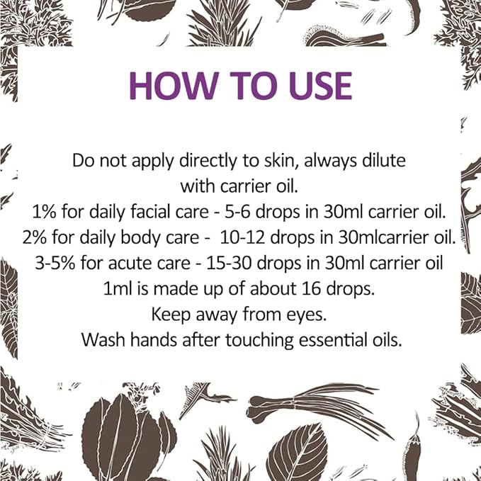 Deve Herbes Pure Coriander Essential Oil (Coriandrum sativum) with Glass Dropper Steam Distilled 100ml (3.38 oz)