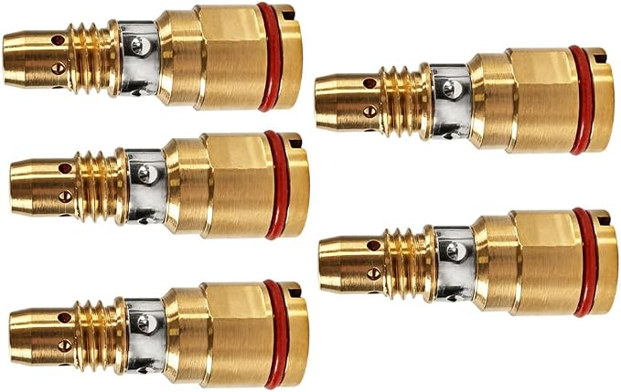 5-Pack Gas Diffuser, Replacement for Miller MDX-250 / D-M250 AccuLock MDX MIG Gun, Direct Fit OEM D-M250 Gas Diffuser