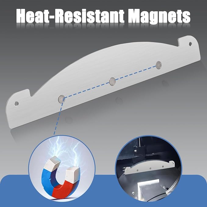 Criditpid Heat Deflector Modification for Pit Boss Austin XL, Pro Series, Rancher XL, PB1150, PB1100 Grill Parts, Stainless Steel Air Gap Mod, Heated Diffuser Plate Cover for Pit Boss Accessories