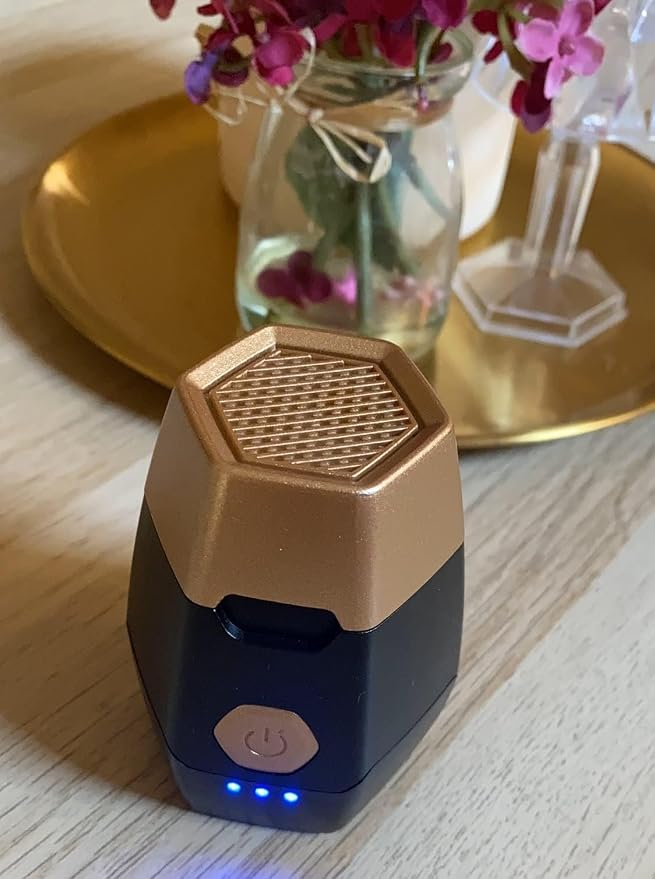 Portable Mini Incense Burner Bakhoor USB Rechargeable Aroma Diffuser Arabic Electric Incense Holder Muslim Home Decor & Car Air Freshener,Black