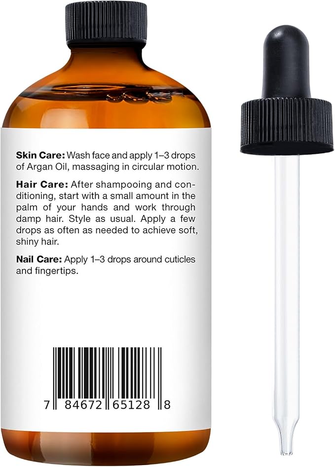 MAJESTIC PURE Moroccan Argan Essential Oil | 100% Pure and Natural Argan Oil | Premium Grade Essential Oils for Hair Care, Home Diffusers, Skin, Aromatherapy, Massage and Humidifiers | 4 Fl Oz