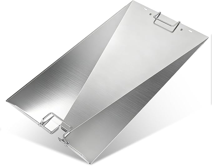 Drip Tray for Traeger Woodridge Pro/Elite Grease Drip Pan Pellet Grill Parts KIT0978 Replacement TFB97JLH TFC97XLH Flame Tamer Heat Baffle Stainless Steel Accessories
