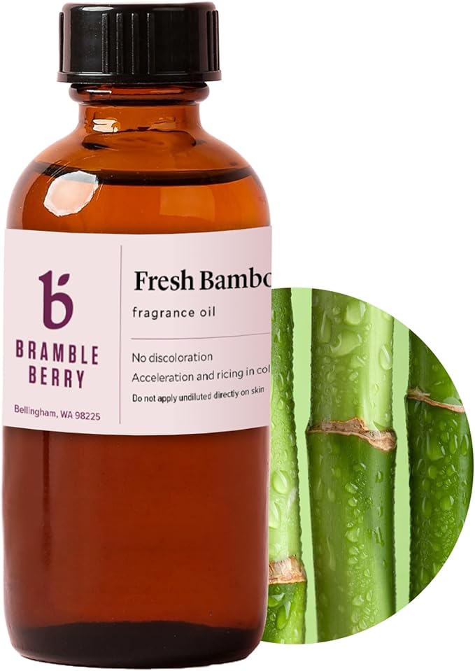 Bramble Berry Fresh Bamboo Clean Green & Floral Scent for Soap Making, Candles, Lotion, Bath Bombs & Perfume | Skin Safe, Vegan, Paraben & Phthalate Free, DIY Craft Essential