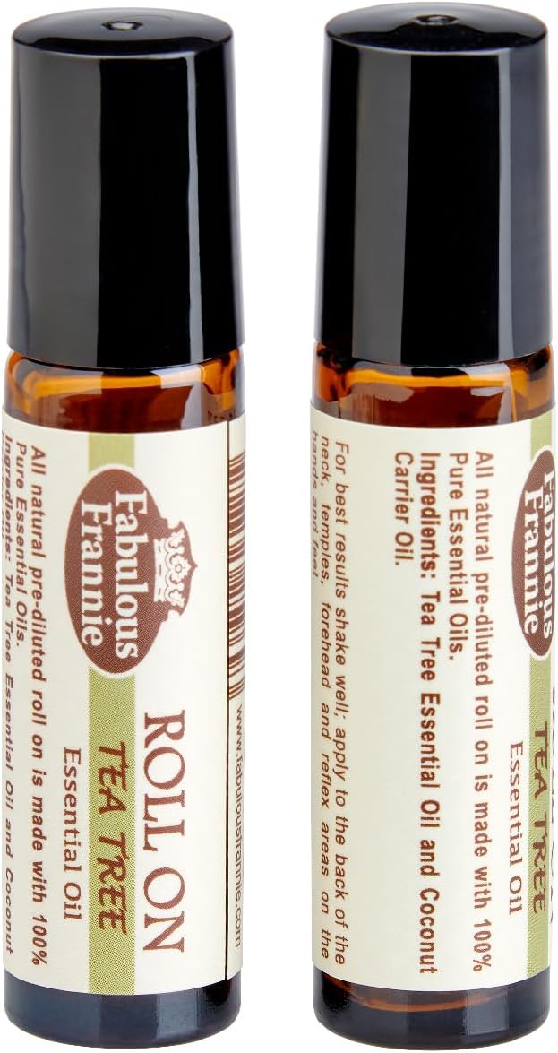 Fabulous Frannie Tea Tree Essential Oil Roll-On Made with Pure Essential Oils 10ml