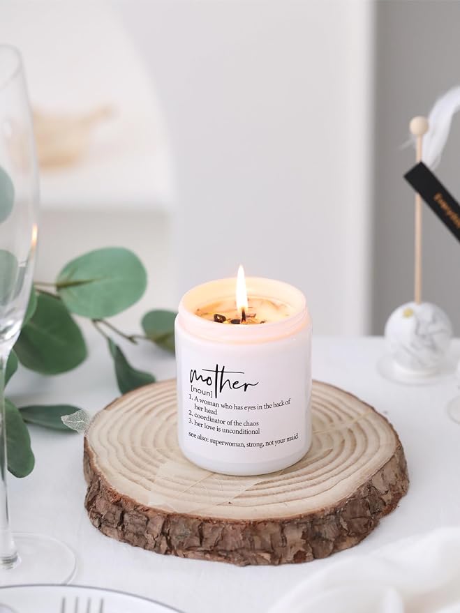 Mom Birthday Gifts from Daughter & Son, Best Mother’s Day Gift, Unique Ideas Gifts for Mom,Vanilla & Lavender Scented Candles