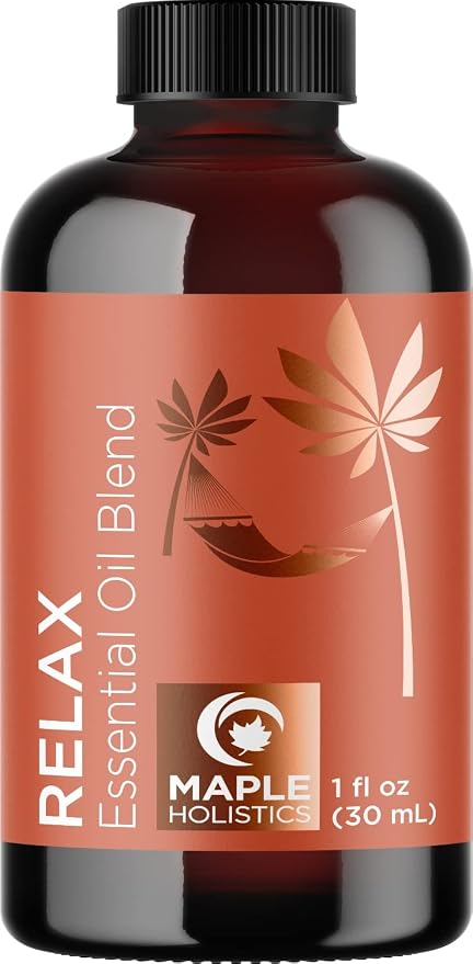 Relaxing Essential Oils for Sleep Time - Relax and Dream Sleep Essential Oil Blends for Diffuser with Pure Essential Oils Including Lavender Roman Chamomile and Ylang Ylang