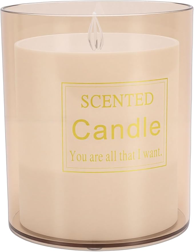 Cryfokt Essential Oil Diffuser, 150ml Auto Shut Off Safety Quiet USB Powered Humidifier, Candle Shaped Diffuser with LED Night Light for Dormitory Apartment Bathroom Office Home