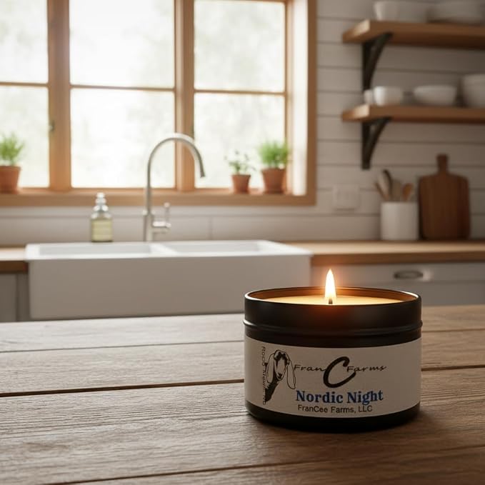 Nordic Night Soy Candle - 8 oz. Tin
