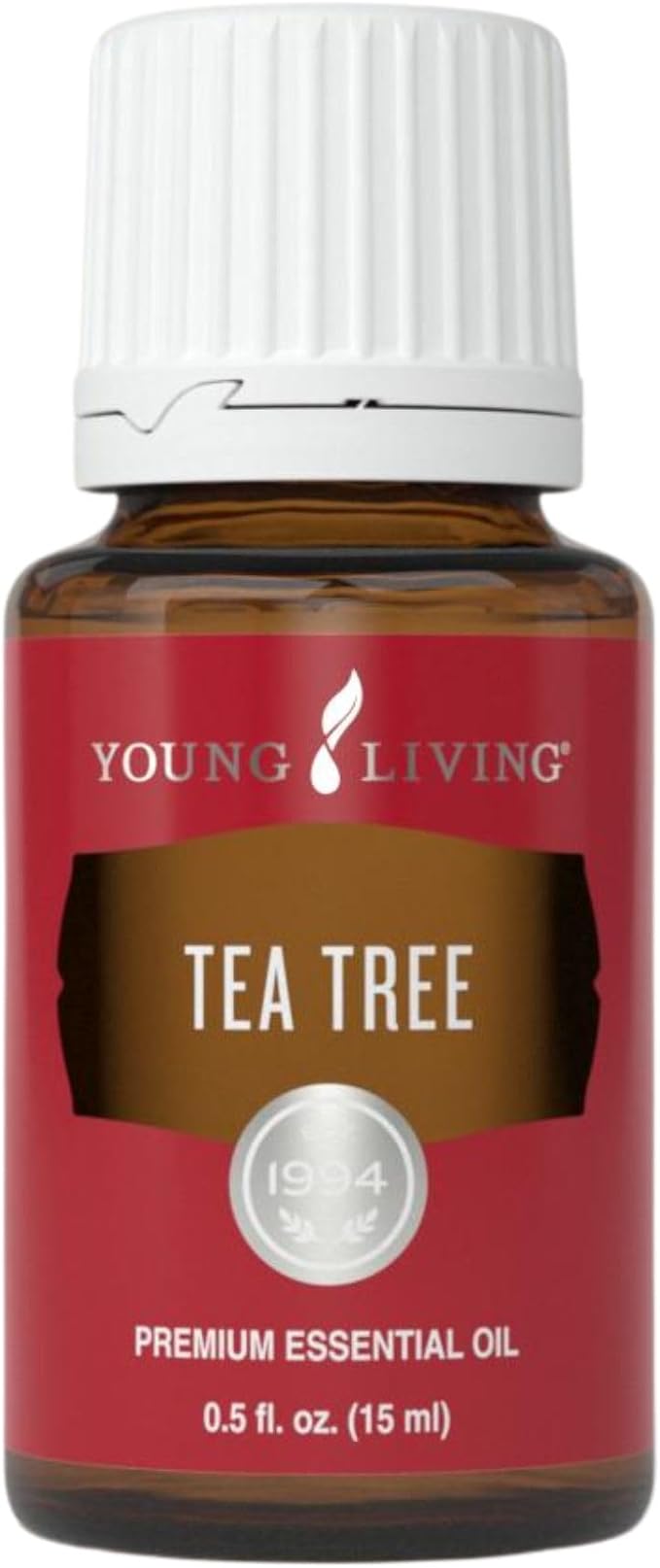 Young Living Tea Tree Essential Oil | 15 ml |Skin & Hair Support | Refreshing Aroma for Diffusion & Topical Use | Enhances Healthy-Looking Skin | Versatile for Wellness & Home Care
