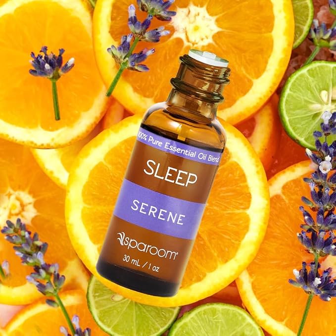 SpaRoom Aromatherapy 100% Pure Undiluted Essential Oil, Serene Sleep Blend, 30 mL