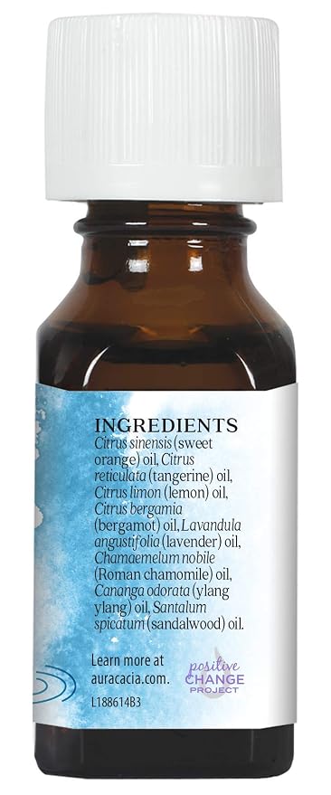 Aura Cacia Relaxation Essential Oil Blend 1/2 Oz. Bottle