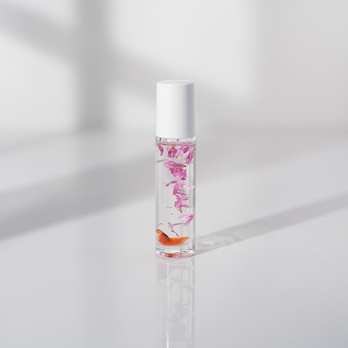 CRYSTAL + IRIE Crystal Infused Perfume Oil Roll-On – Long Lasting Fragrance Oil with Crystals & Botanicals – Alcohol Free Travel Size Perfume for Women – 10ml (Dragons Blood)