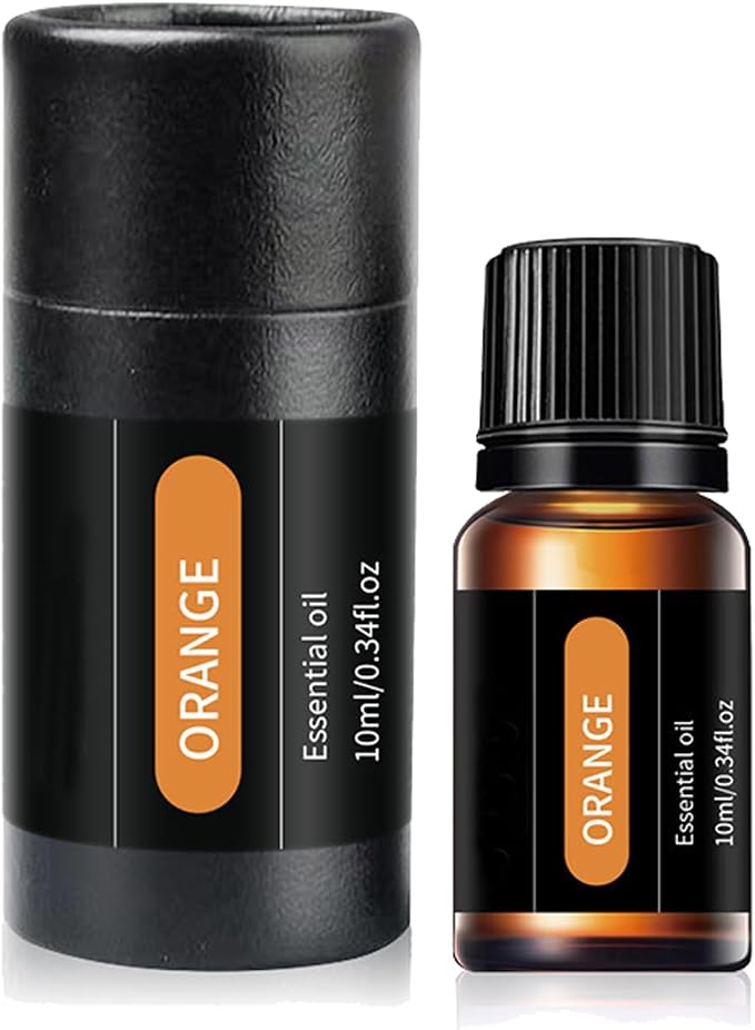 Essential Oils Set,Top 5 Blends for Diffusers, Candle Making Scents, Home Products, Fragrance, Aromatherapy, Humidifiers, Gifts（Orange）