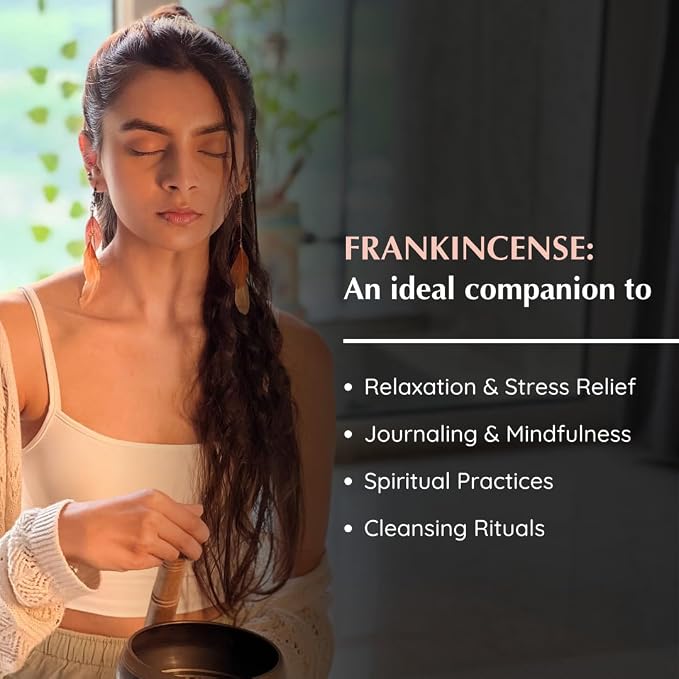 Frankincense Resin Essential Oil Roll-On Blend by Aromafume | 1 x 10ml / 1 x 0.33 Fl Oz | Made with Boswelia Caterii & Boswelia Serrata | for Meditation, Spiritual Awakening, Prayer and Wellness
