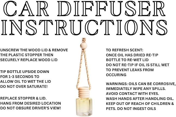 Nag Champa Car Air Freshener – Hanging Essential Oil Diffuser for Car, Closet, or Sacred Space – Long-Lasting Natural Aroma, 2-Pack Spiritual Deodorizer