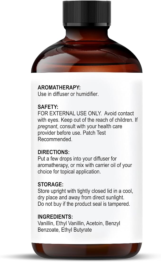 Majestic Pure Essential Oil with Glass Dropper - 100% Pure and Natural - Essential Oils for Diffuser, Aromatherapy, Soap and Candle Making, Vanilla Essential Oil, Vanilla Oil, 2 Fl Oz