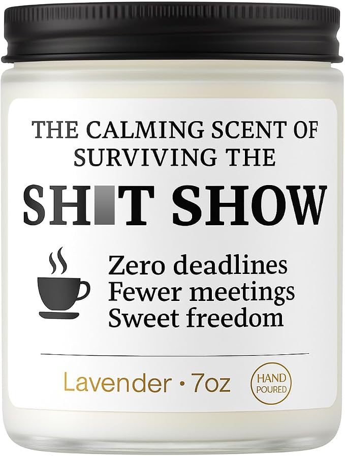 Retirement Gift for Woman – Unique & Heartfelt Retirement Gifts for Men – 7oz Lavender Memorable Farewell Gifts for Coworkers, Present for Boss, Friend, Office Goodbye Party by Joyqua, Show