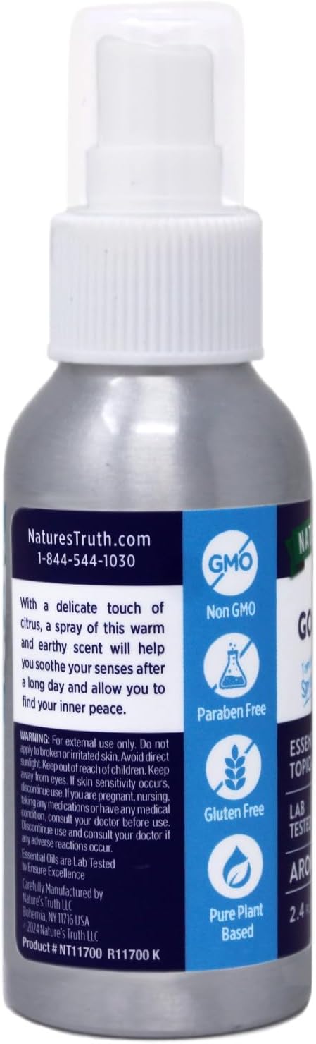 Nature's Truth Good Nite Essential Oil Topical Mist, Calming Blend, Yoga, & Aroma Spray, 2.4 FL OZ - 3 Pack