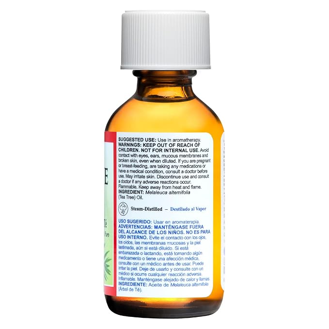 De La Cruz 100% Pure Tea Tree Essential Oil from Australia - Steam Distilled for Aromatherapy - 1 FL OZ (30 mL)
