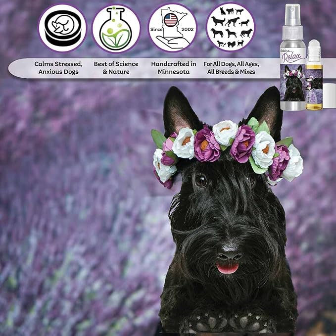 The Blissful Dog Scottish Terrier Relax Dog Aromatherapy, 0.45-Ounce Roll-On