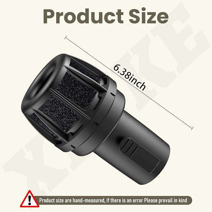 Muffler Diffuser Wet/Dry Vac Attachment (2-1/2 inch) CMXZVBE38660 Compatible with Craftsman Shop Vacuums Diffuser with Replacement Sponge
