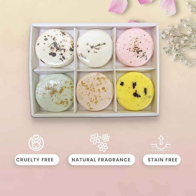Shower Steamers Gift Set – 6 Aromatherapy Scents for Women & Men – Bloom Collection – Essential Oil Shower Bombs for Relaxation, Stress Relief & Self-Care – Spa Gift for Her or Him