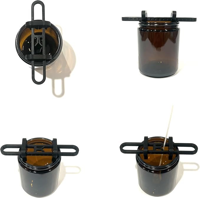 Adjustable Candle Wick Centering Tool Kit with Magnetic Placement for Jars Cups Containers DIY, String Wicks and Stickers Included, Candle Making Kit