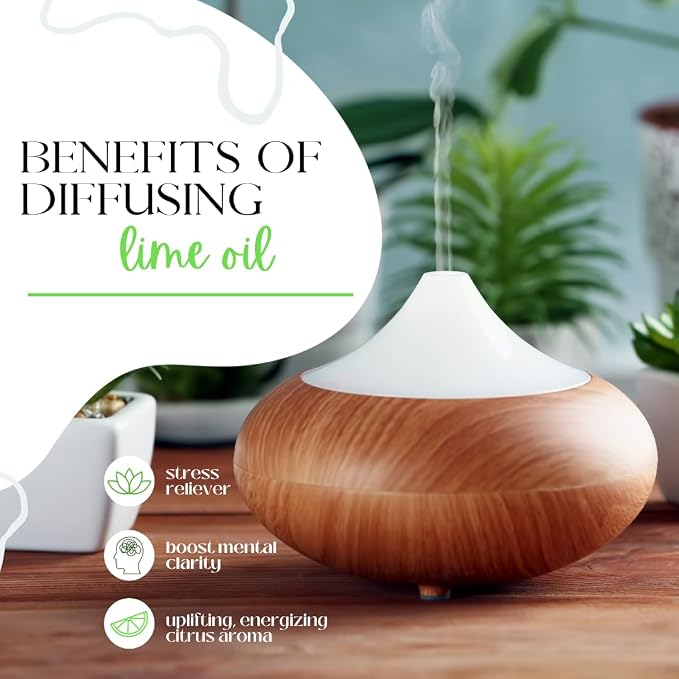 Lime Essential Oil - 16 fl oz - Aluminum Bottle - 100% Essential Oil - GreenHealth