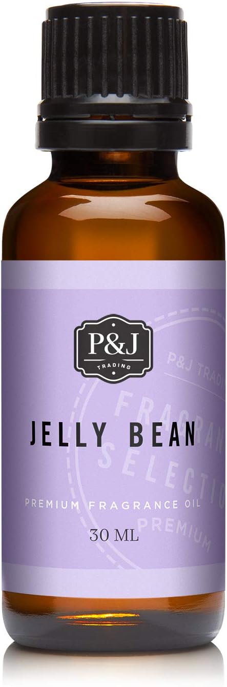 P&J Trading - Jelly Bean Scented Oil 30ml - Fragrance Oil for Candle Making, Soap Making, Diffuser Oil