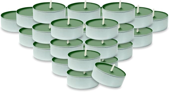 DecorRack 30 Tealight Candles, Honeydew Scented, Pleasant Fragrance Candle, Aromatherapy, Scented Home Decor, Votive Long Lasting Candles (Pack of 30)
