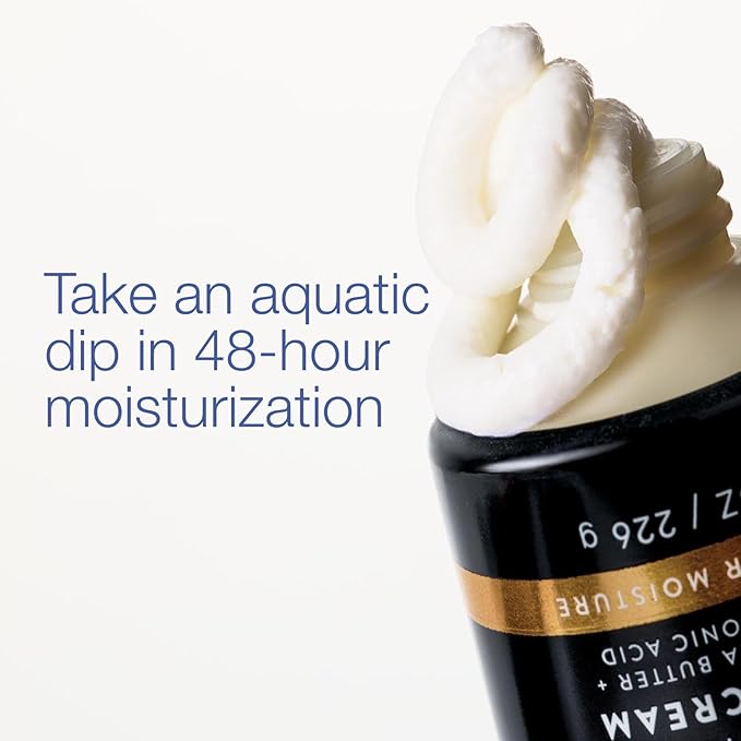 Bath & Body Works Men’s Body Cream, Ocean Scent, Ultimate Hydration Moisturizer with Shea Butter & Hyaluronic Acid for Dry Skin, Coastal Air & Cypress Scent, 8 oz - 1 Pack
