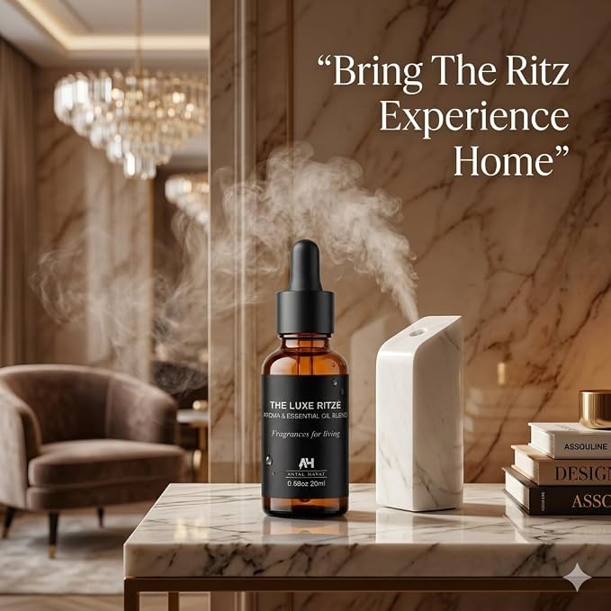 Hotel Scent Oil Inspired by The Ritz Carlton Hotel - Luxury Citrus Diffuser Oil - Ritz Carlton Scent Diffuser Oil - Hotel Scents for Home - 20mL Glass Bottle & Dropper for Waterless Diffusers