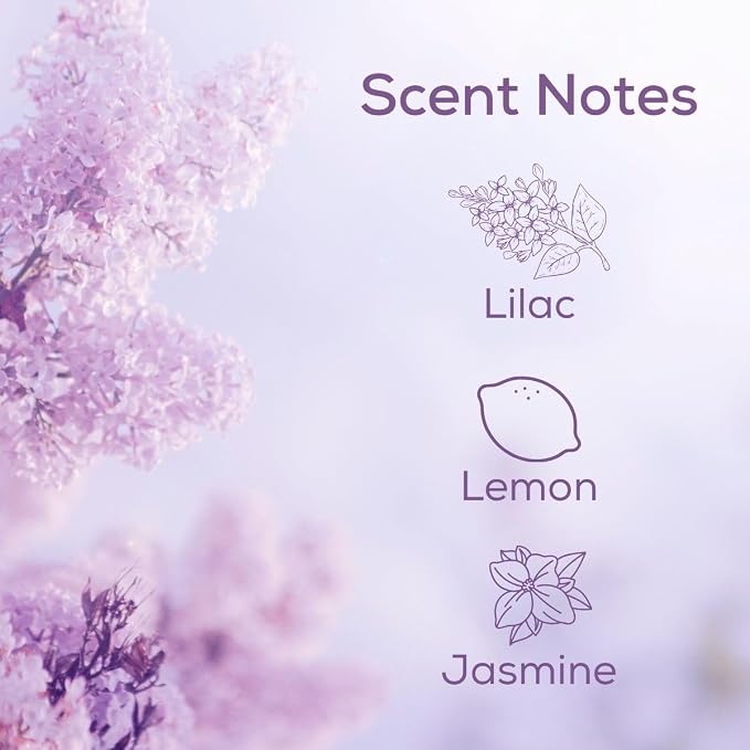 Scent Fill Lilac Blossoms Plug in Air Freshener, Scented Oil Refills, 2 Refills + Diffuser